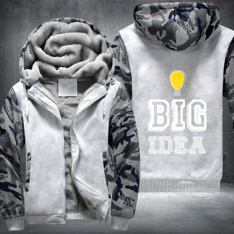 Big Idea Fleece Hoodies Jacket