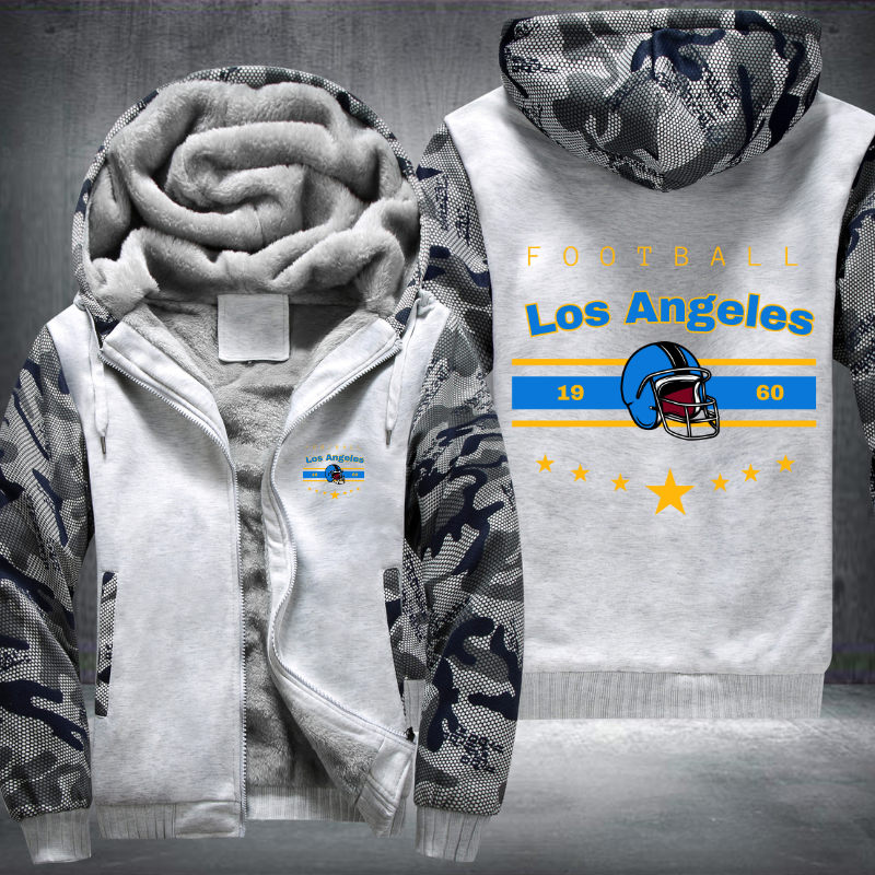 Vintage Football Los Angeles 1960 Fleece Hoodies Jacket