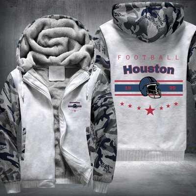 Vintage Football Houston 1999 Fleece Hoodies Jacket