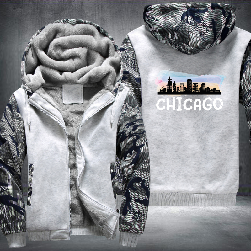 Chicago Fleece Hoodies Jacket