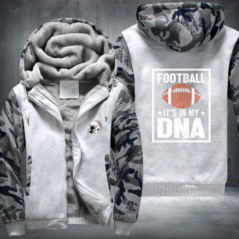 Football it's in my DNA Design Fleece Hoodies Jacket