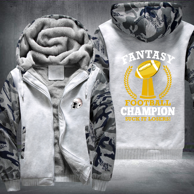 Fantasy Football Champion Fleece Hoodies Jacket