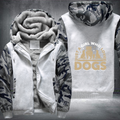 just a girl who love dogs Fleece Hoodies Jacket