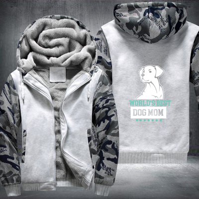 World's Best Dog Mom Fleece Hoodies Jacket