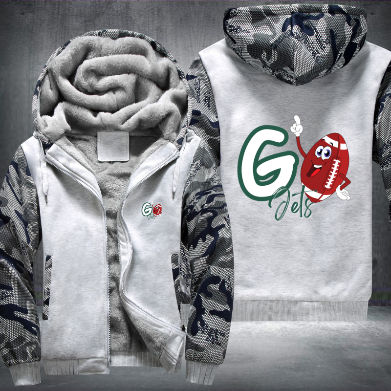 Go Jets Fleece Hoodies Jacket