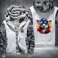 Animal Hiphop Graphic Funny Koala Fleece Hoodies Jacket