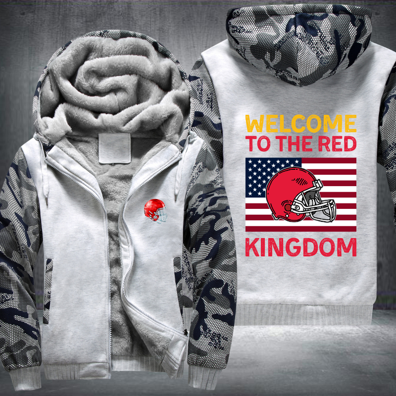 Welcome To The Red Kingdom Fleece Hoodies Jacket
