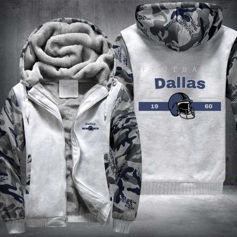 Vintage Football Dallas 1960 Fleece Hoodies Jacket