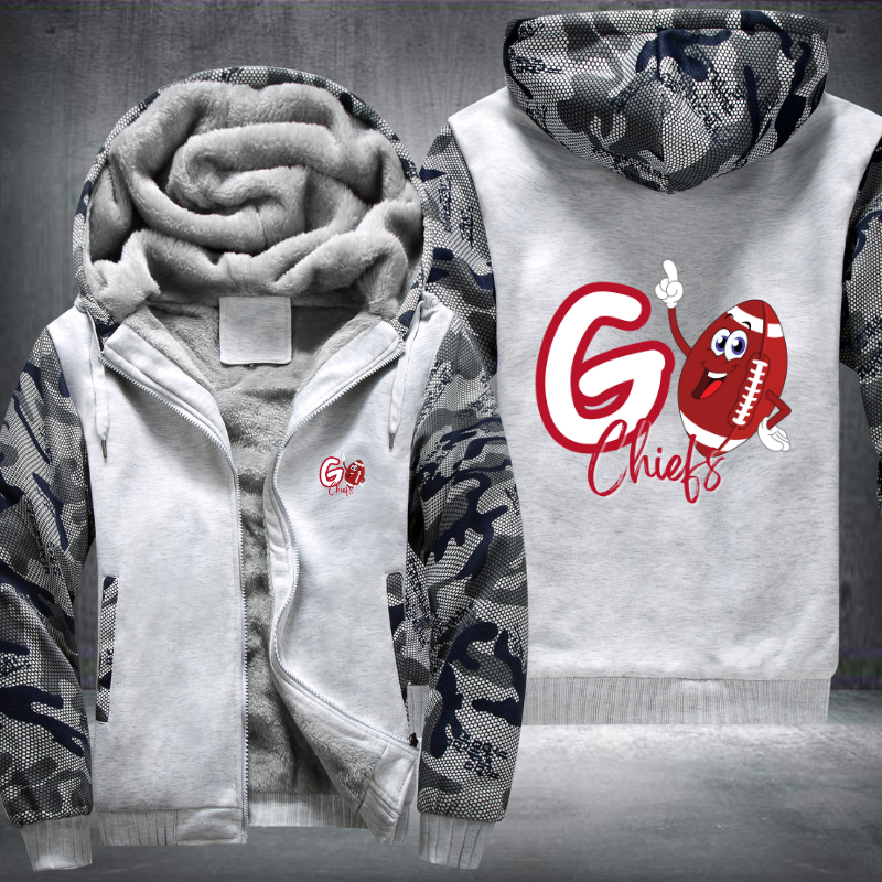 Go Chiefs Fleece Hoodies Jacket