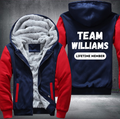 Team WILLIAMS Lifetime Member Family Fleece Hoodies Jacket