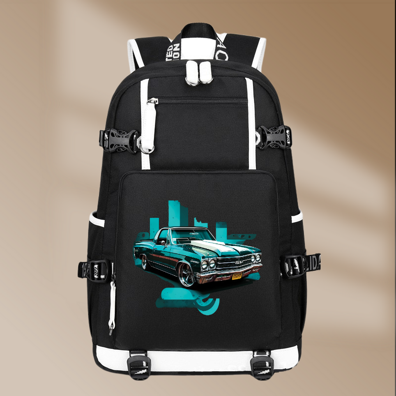 Chevrolet El Camino SS 1968 Style Printing Canvas Backpack