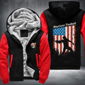 American Football Flag Fleece Hoodies Jacket