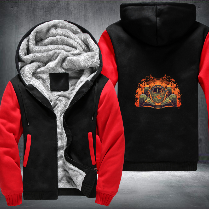 Racing towards victory with the Winsel Fleece Hoodies Jacket