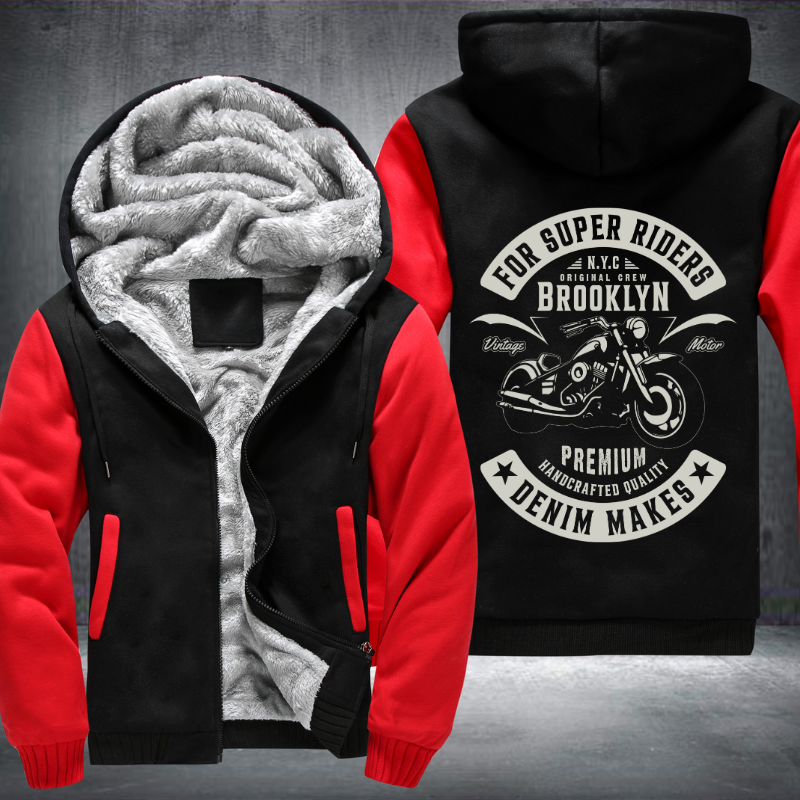 For Super Riders Brooklyn Fleece Hoodies Jacket