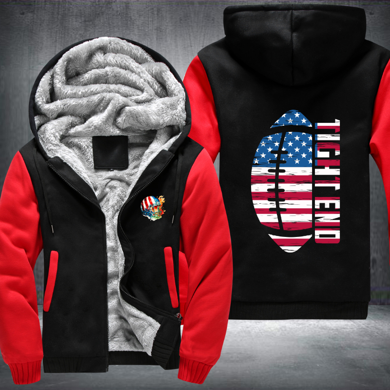 Tight end Fleece Hoodies Jacket