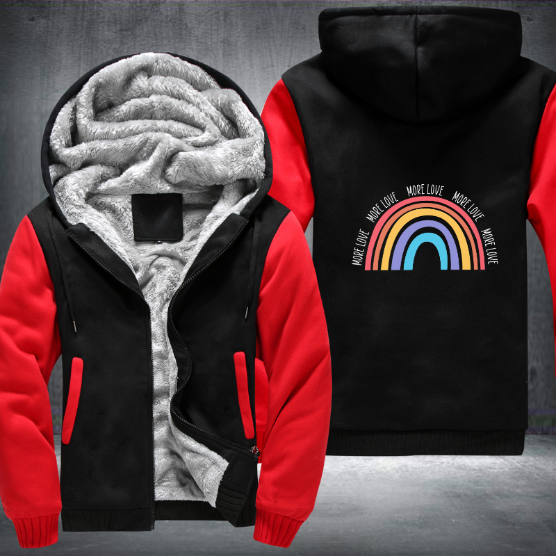 More Love Fleece Hoodies Jacket