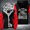Real Woman Ride Bikes Fleece Hoodies Jacket