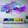 Clouds Colourful Wall Art 5 Panels Painting Canvas Wall Decoration