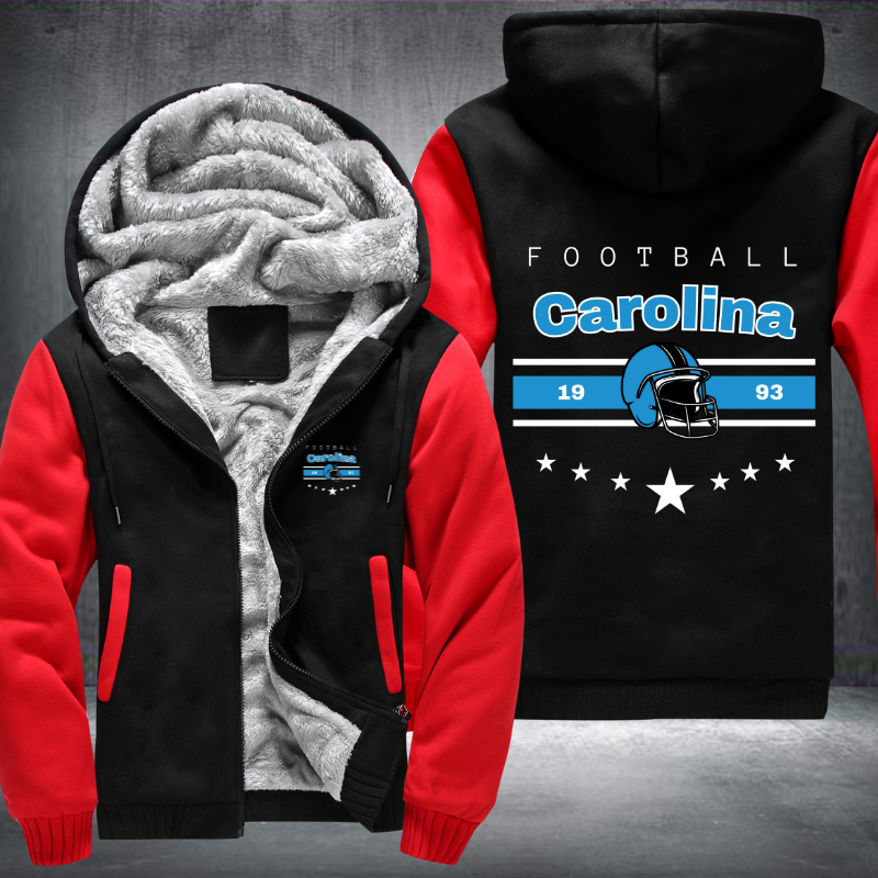 Vintage Football Carolina 1993 Fleece Hoodies Jacket