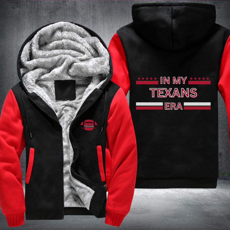 In My Football Era Game Day Texans Fleece Hoodies Jacket