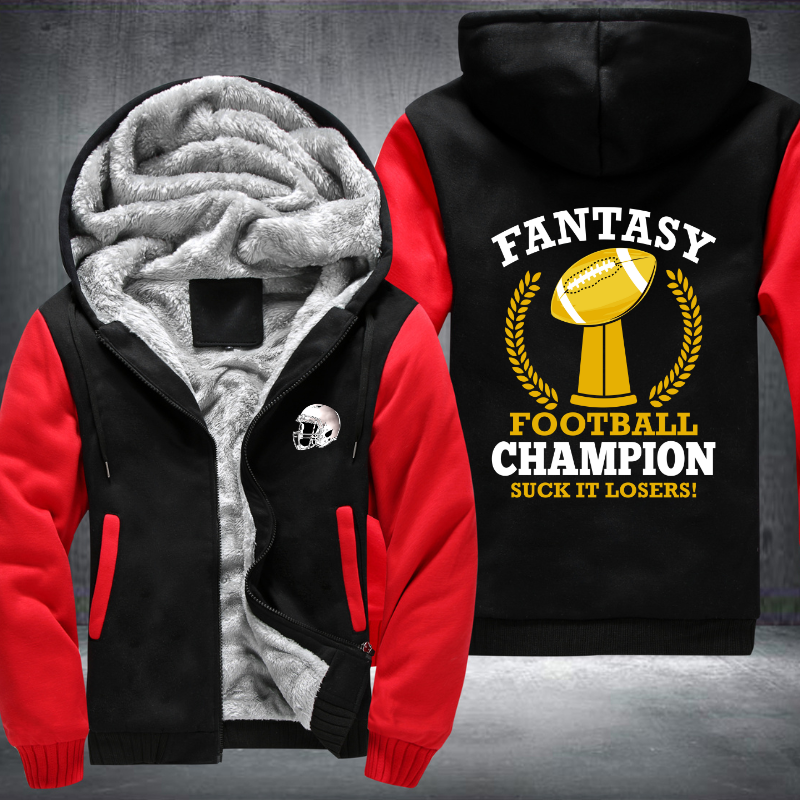 Fantasy Football Champion Fleece Hoodies Jacket