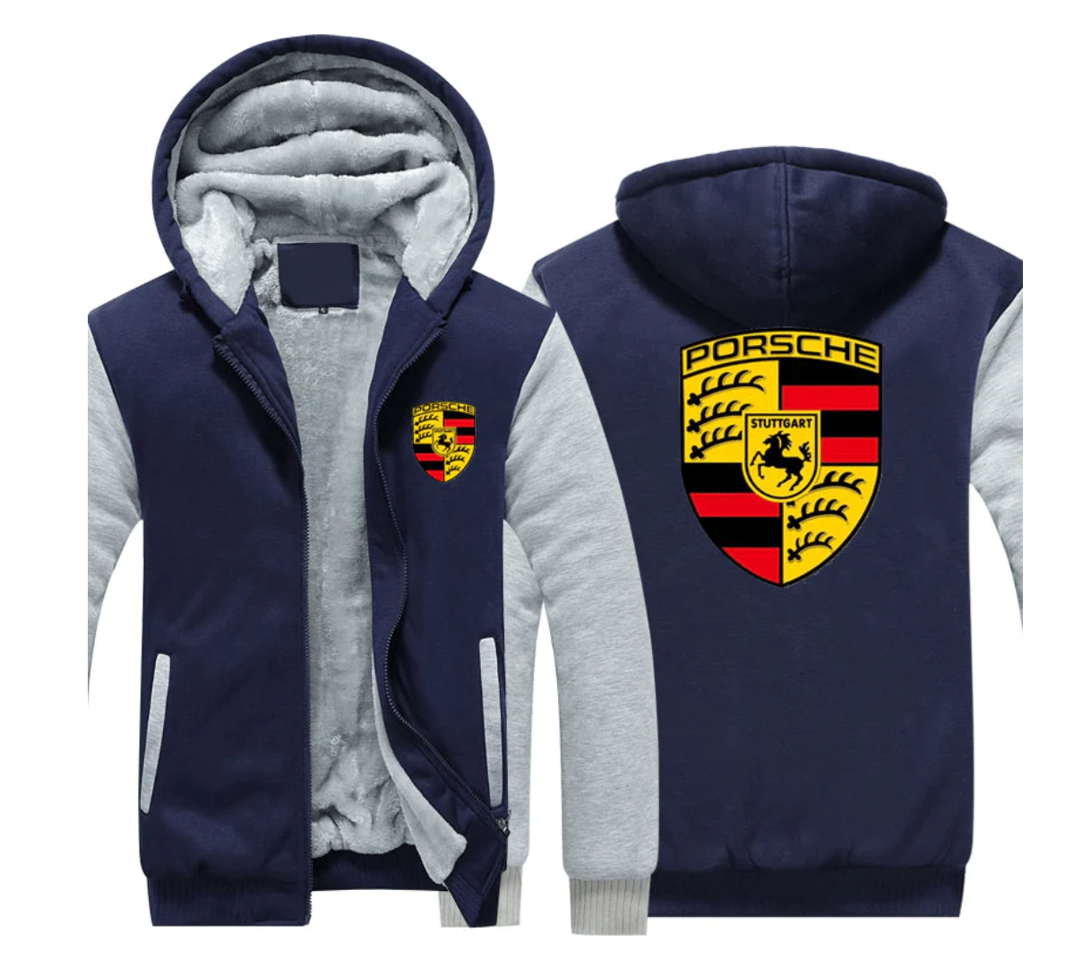 Porsche Fleece Hoodies Jacket