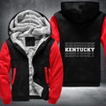 Patriotic USA State Kentucky Fleece Hoodies Jacket