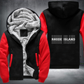 Patriotic USA State Rhode island Fleece Hoodies Jacket