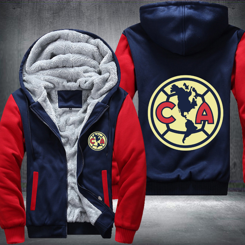 Club América Football Fleece Hoodies Jacket