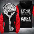 Father Forgive Me For These Gains I'm About To Receive Fleece Hoodies Jacket