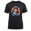 Animal Hiphop Graphic Funny Cute Duck Cotton Black Short Sleeve T-Shirt