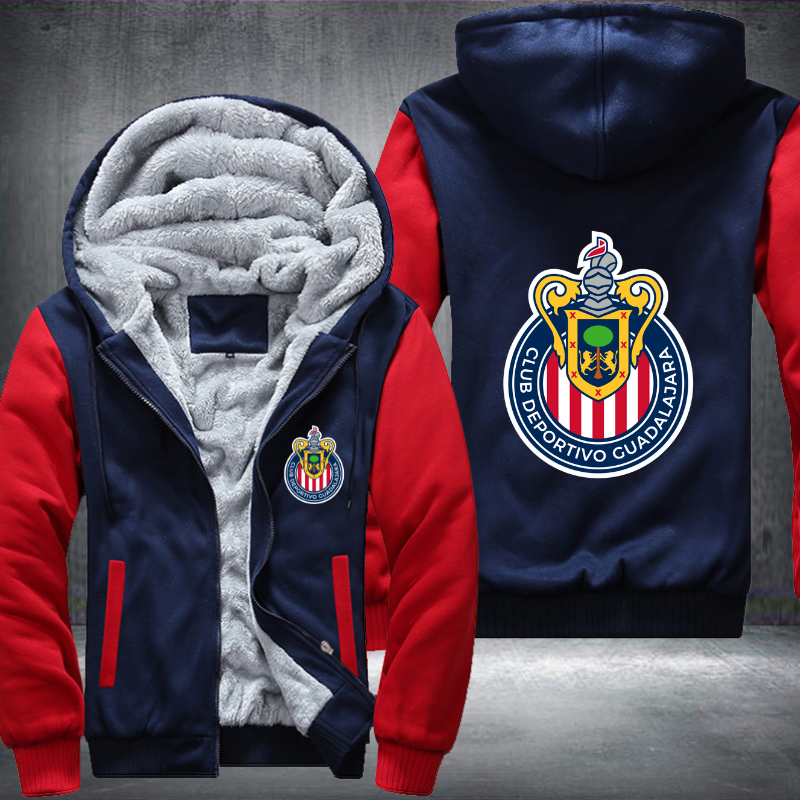 Guadalajara CD Football Fleece Hoodies Jacket