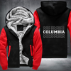 Patriotic USA State Columbia Fleece Hoodies Jacket