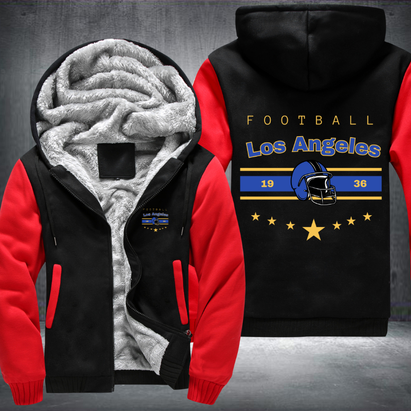 Vintage Football Los Angeles 1936 Fleece Hoodies Jacket