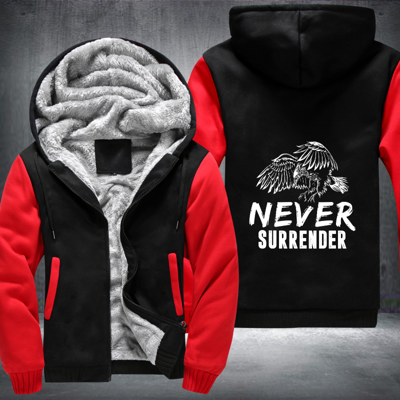 Never Surrender Fleece Hoodies Jacket