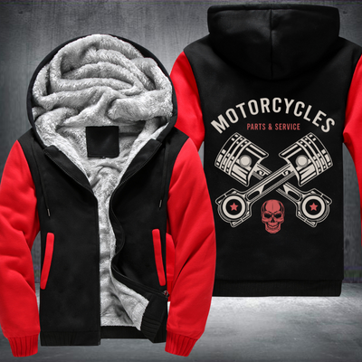 Motorcycle Parts and Service Fleece Hoodies Jacket