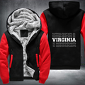 Patriotic USA State West Virginia Fleece Hoodies Jacket