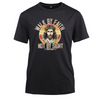 Walk By Faith Not By Sight Cotton Black Short Sleeve T-Shirt
