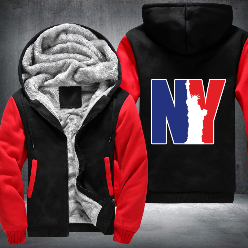 NY Fleece Hoodies Jacket