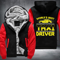 Worlds best Taxi Driver trendy Fleece Hoodies Jacket