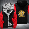 HAPPINESS IS A DAY SPENT HIKING WITH DOGS Fleece Hoodies Jacket