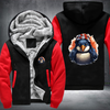 Animal Hiphop Graphic Gangster Penguin Fleece Hoodies Jacket