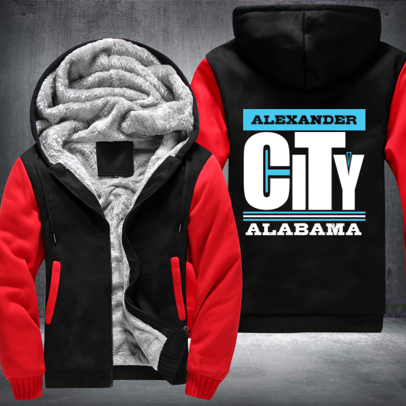 Alexander City Alabama Fleece Hoodies Jacket