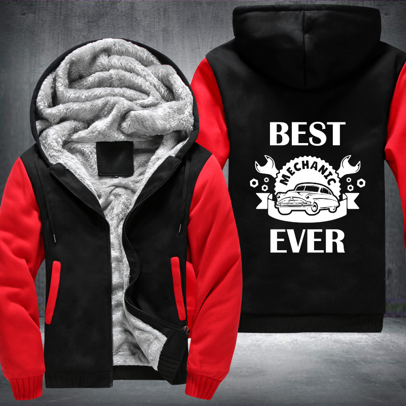 Best Mechanic Car Auto Lover Fleece Hoodies Jacket