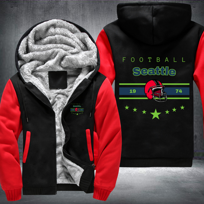 Vintage Football Seattle 1974 Fleece Hoodies Jacket