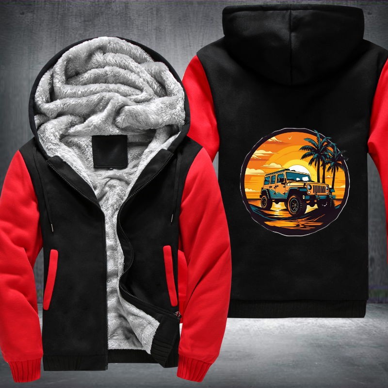 Exploring Coastal Beauty with 4x4s Fleece Hoodies Jacket