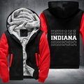 Patriotic USA State Indiana Fleece Hoodies Jacket