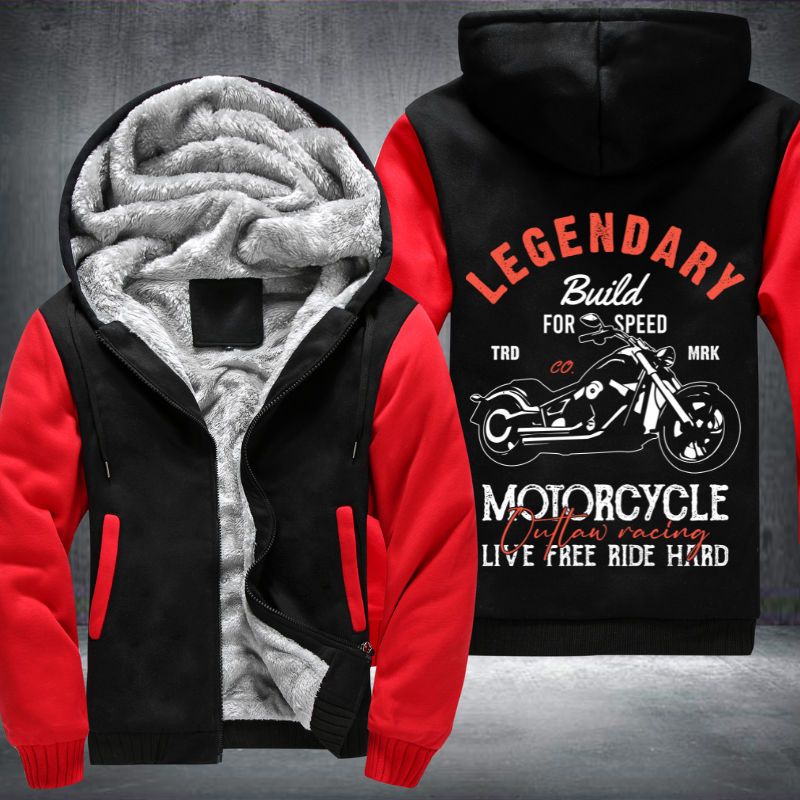 Legendary Build For Speed Fleece Hoodies Jacket