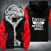 coffee places dogs repeat Fleece Hoodies Jacket