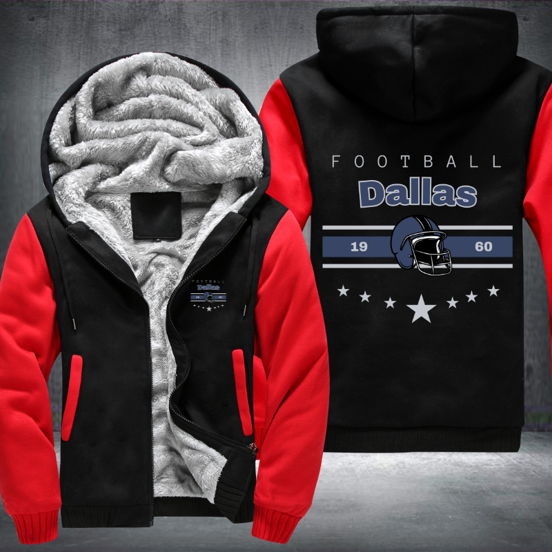 Vintage Football Dallas 1960 Fleece Hoodies Jacket